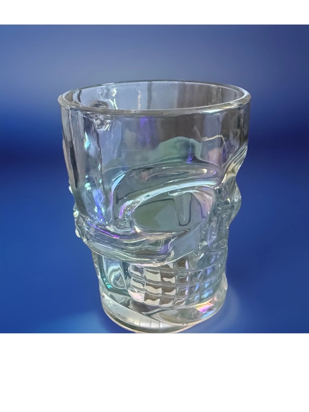 Source Unknown Iridescent Glass Skull Mug - Picture 6 of 9